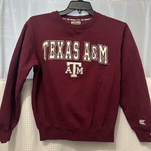Colosseum Texas A&M Burgundy Crewneck Sweater
